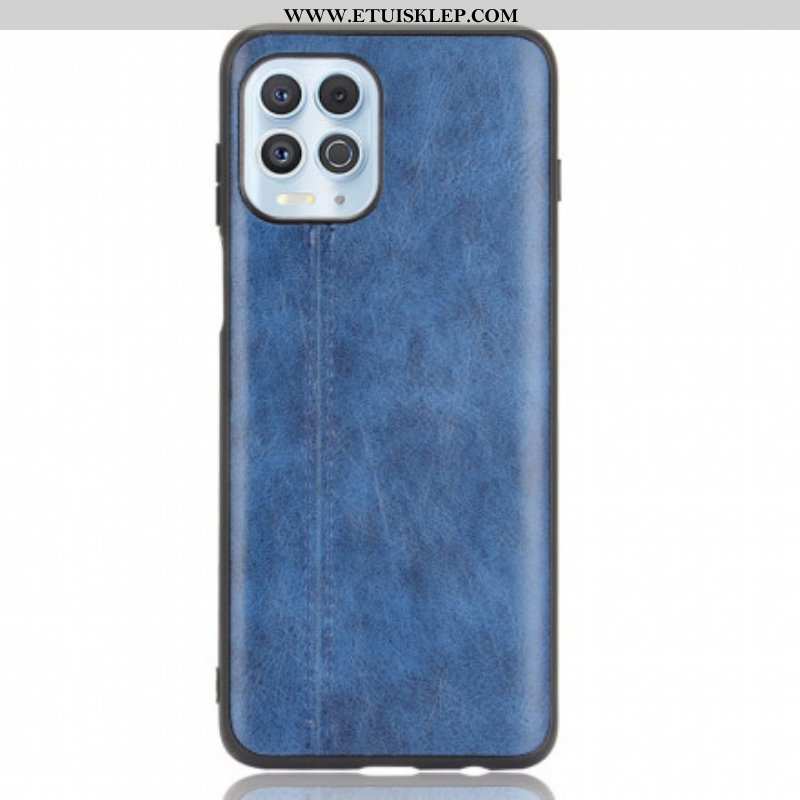 Etui do Moto G100 Skórzany Efekt Couture